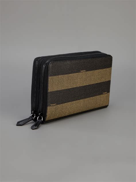 fendi pequin zip wallet